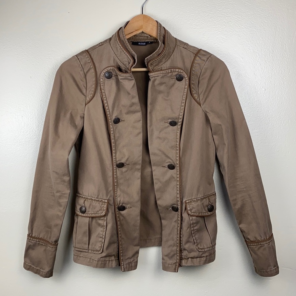 a.n.a. Military jacket | Small | Khaki tan/brown